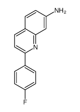 7-amino-2-(4-fluorophenyl)quinoline结构式