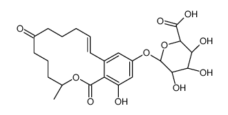 Zearalenone β-D-Glucuronide Structure