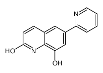 8-hydroxy-6-pyridin-2-yl-1H-quinolin-2-one Structure