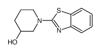 1-(2-Benzothiazolyl)-3-piperidinol Structure