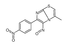 3-methyl-6-(4-nitrophenyl)-5-nitrosoimidazo[2,1-b][1,3]thiazole Structure