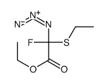 ethyl 2-azido-2-ethylsulfanyl-2-fluoroacetate Structure