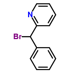 2-[Bromo(phenyl)methyl]pyridine Structure