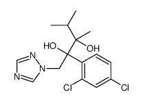 (2R,3R)-2-(2,4-dichlorophenyl)-3,4-dimethyl-1-(1,2,4-triazol-1-yl)pentane-2,3-diol结构式