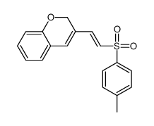 3-[2-(4-methylphenyl)sulfonylethenyl]-2H-chromene结构式