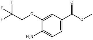 Methyl 4-Amino-3-(2,2,2-trifluoroethoxy)benzoate Structure