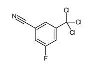 3-氟-5-三氟甲基苯腈结构式