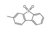 3-Methyldibenzothiophen-5,5-dioxid结构式