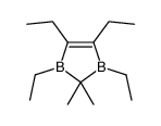 1,3,4,5-tetraethyl-2,2-dimethyl-1,3-diborole Structure