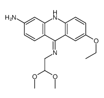 9-N-(2,2-dimethoxyethyl)-7-ethoxyacridine-3,9-diamine Structure