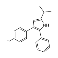 3-(4-FLUOROPHENYL)-5-ISOPROPYL-2-PHENYL-1H-PYRROLE Structure