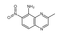 5-amino-3-methyl-6-nitroquinoxaline Structure