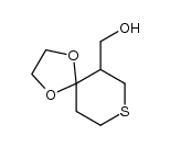 1,4-dioxa-8-thiaspiro[4.5]decane-6-methanol Structure