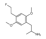 1-[4-(2-fluoroethyl)-2,5-dimethoxyphenyl]propan-2-amine结构式