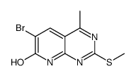 6-BROMO-4-METHYL-2-(METHYLSULFANYL)-7H,8H-PYRIDO[2,3-D]PYRIMIDIN-7-ONE Structure