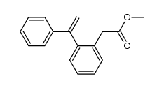 methyl 2-(1-phenylethenyl)phenylacetate Structure