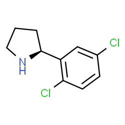 (2S)-2-(2,5-DICHLOROPHENYL)PYRROLIDINE Structure