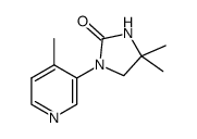 4,4-dimethyl-1-(4-methyl-pyridin-3-yl)-imidazolidin-2-one Structure