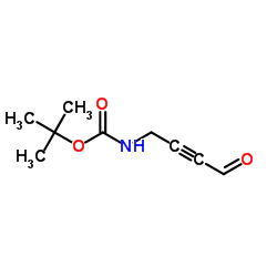 tert-butyl N-(4-oxobut-2-ynyl)carbamate Structure