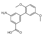 3-amino-5-(2,5-dimethoxyphenyl)benzoic acid Structure