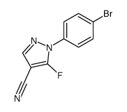 1-(4-BROMOPHENYL)-5-FLUORO-1H-PYRAZOLE-4-CARBONITRILE图片