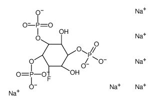 D-MYO-INOSITOL 1,4,5-TRIS-PHOSPHATE,*3-DEOXY-3-FLUOR Structure