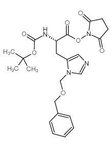 Boc-Np-苄氧基甲基-L-组氨酸N-羟基琥珀酰亚胺酯图片