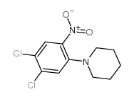 1-(4,5-二氯-2-硝基苯基)哌啶结构式