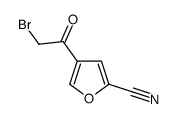 2-Furancarbonitrile, 4-(bromoacetyl)- (9CI)结构式