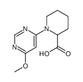 1-(6-Methoxy-pyrimidin-4-yl)-piperidine-2-carboxylic acid结构式