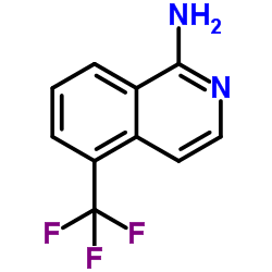 5-(trifluoromethyl)isoquinolin-1-amine结构式