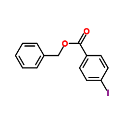 Benzyl 4-iodobenzoate structure