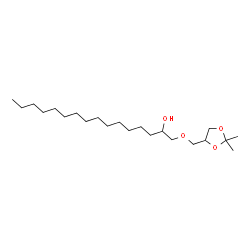 1-[(2,2-Dimethyl-1,3-dioxolan-4-yl)methoxy]-2-hexadecanol structure