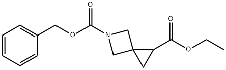 5-Azaspiro[2.3]hexane-1,5-dicarboxylic acid, 1-ethyl 5-(phenylmethyl) ester结构式