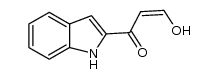 (Z)-3-hydroxyl-1-(1H-indol-2-yl)prop-2-en-1-one Structure