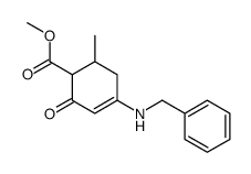 methyl 4-(benzylamino)-6-methyl-2-oxocyclohex-3-en-1-oate结构式