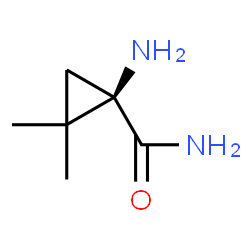 Cyclopropanecarboxamide, 1-amino-2,2-dimethyl-, (R)- (9CI) structure