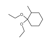 2-Methylcyclohexanone diethyl acetal结构式