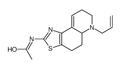 N-(6-prop-2-enyl-5,5a,7,8-tetrahydro-4H-[1,3]thiazolo[4,5-f]quinolin-2-yl)acetamide结构式