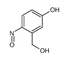 Benzenemethanol, 5-hydroxy-2-nitroso- (9CI)结构式