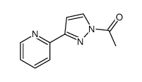 Essigsaeure-[3-(2-pyridyl)pyrazolid] Structure