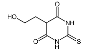 5-(2-hydroxy-ethyl)-2-thioxo-dihydro-pyrimidine-4,6-dione Structure