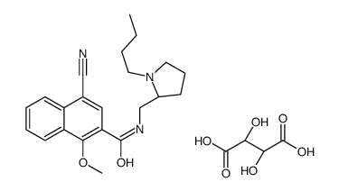 (S)-Nafadotride tartrate Structure