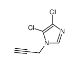 3-(4,5-Dichloroimidazol-1-yl)propyne Structure