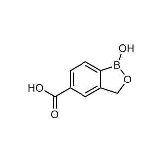 1-Hydroxy-1,3-dihydrobenzo[c][1,2]oxaborole-5-carboxylic acid structure