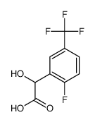 2-(2-fluoro-5-(trifluoromethyl)phenyl)-2-hydroxyacetic acid结构式