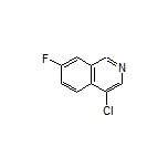 4-Chloro-7-fluoroisoquinoline Structure