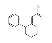 (2-phenylcyclohexylidene)acetic acid结构式