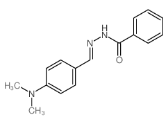 Benzoicacid, 2-[[4-(dimethylamino)phenyl]methylene]hydrazide Structure