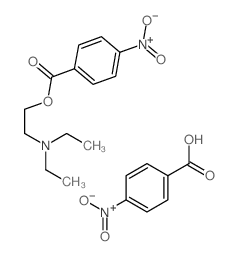 2-diethylaminoethyl 4-nitrobenzoate; 4-nitrobenzoic acid picture